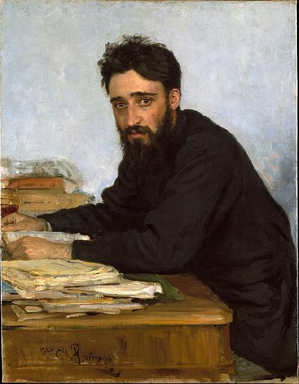 Ilya Repin Portrait of writer Vsevolod Mikhailovich Garshin China oil painting art